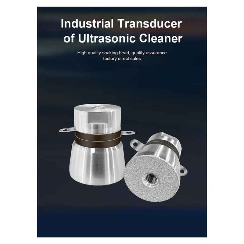 산업용 세탁기 발전기 회로 보드용 초음파 변환기, 안정적인 출력 진동기 클리너, 40KHz, 50W