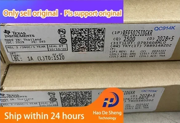 

10PCS/LOT REF5025IDGKR REF5025IDGKT Logo R50B MSOP-8 New Original In Stock