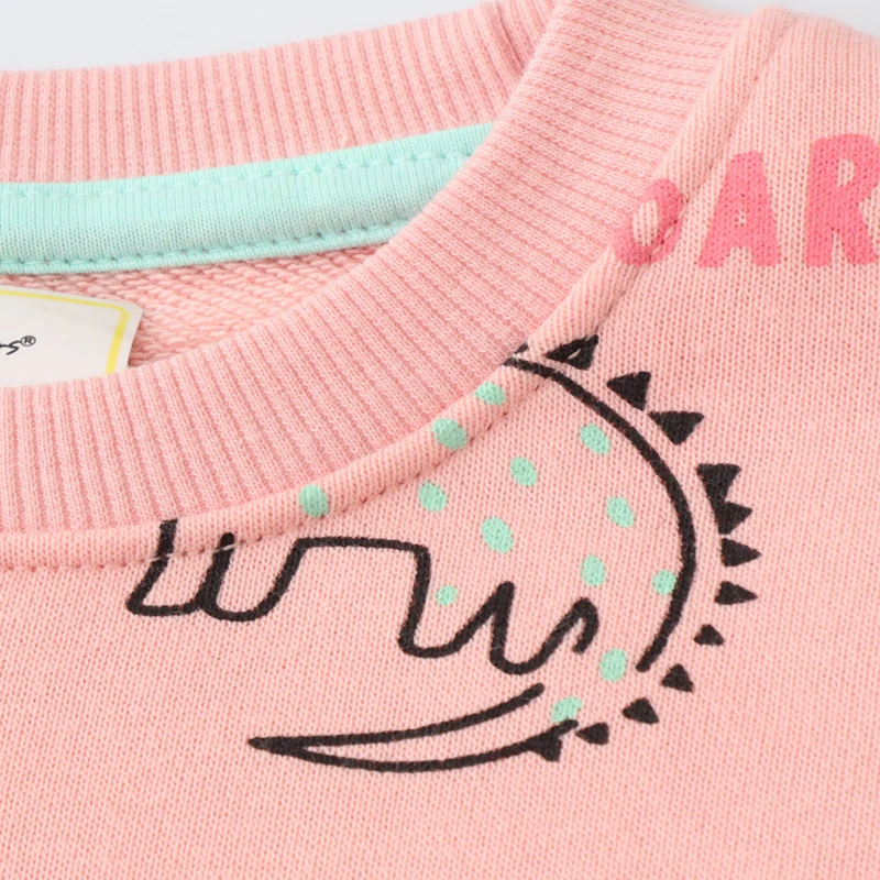 Little maven Korean Children's Clothing 2023 Autumn/winter Baby Girls Sweatshirts Dinosaur Girls Clothes Children's Clothing