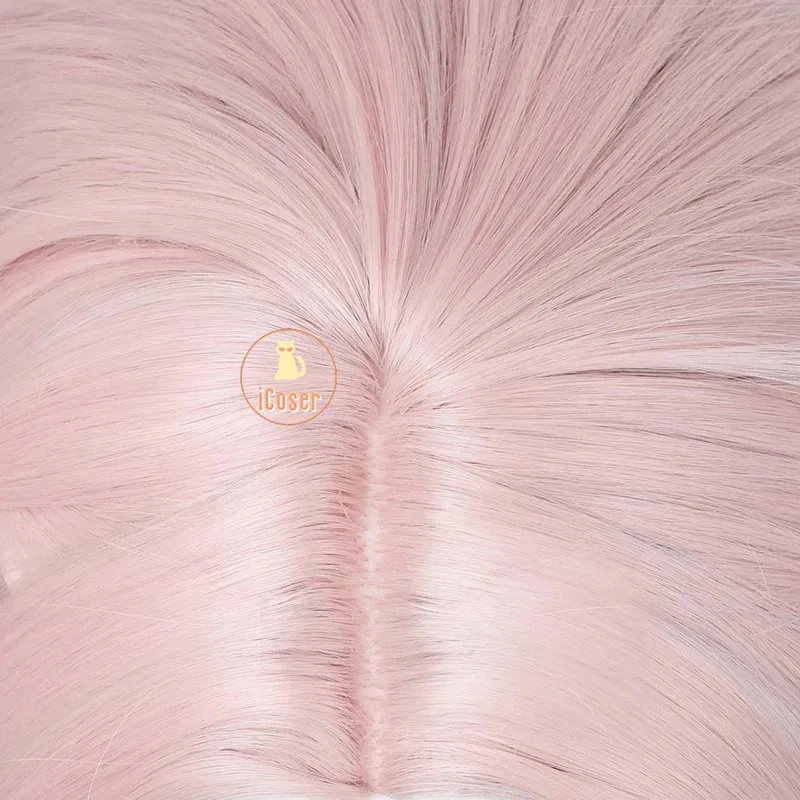 Honkai Star Rail Jiaoqiu Cosplay Wig Game Pink Long Hair Foxian Xianzhou Yaoqing Feixiao Halloween Party Women Men Props iCoser