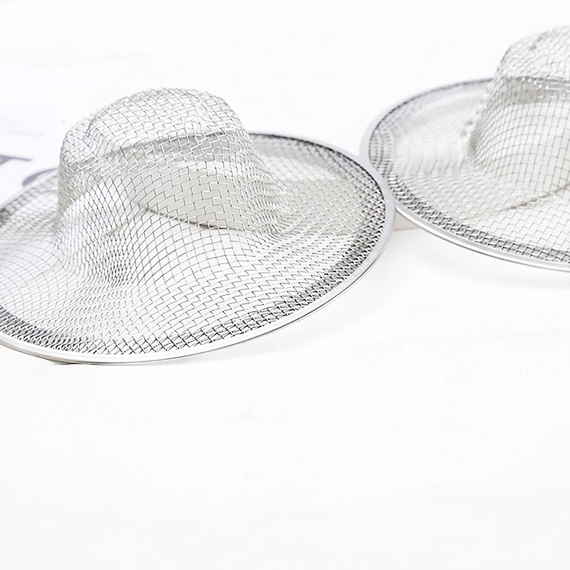 Coladores de fregadero de baño de acero inoxidable, colador de drenaje para fregadero de cocina, recogedor de pelo para ducha, accesorios de cocina, 2 uds.
