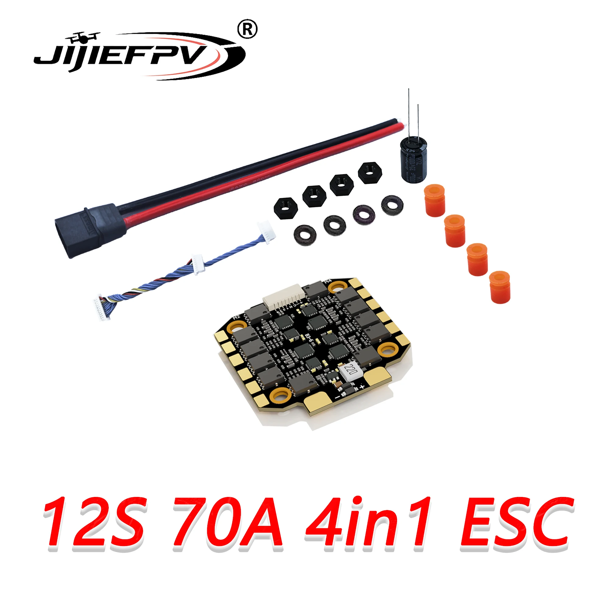 H743 Flight Controller Support BetaFlight Ardupilot FC H743 Stack 12S 70A 4-in-1 ESC voor 5 inch DJI RC FPV freestyle drone DIY onderdeel