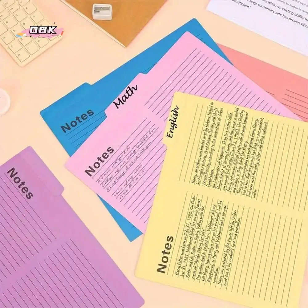 

Desktop Storage Writable Manila Folder Multifunctional Large Capacity Writing Notes a4 File Organizer Document Holder Lineate