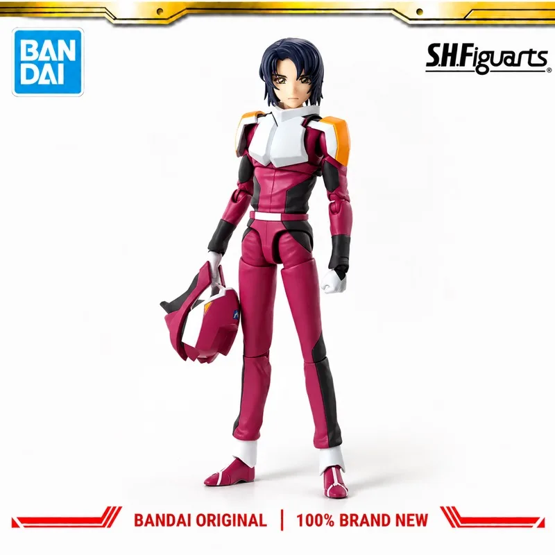 En stock: Figura de acción original Bandai S H Figuarts Gundam Athrun Zala, modelo de muñeco, nuevo en caja, juguetes de personajes de anime.