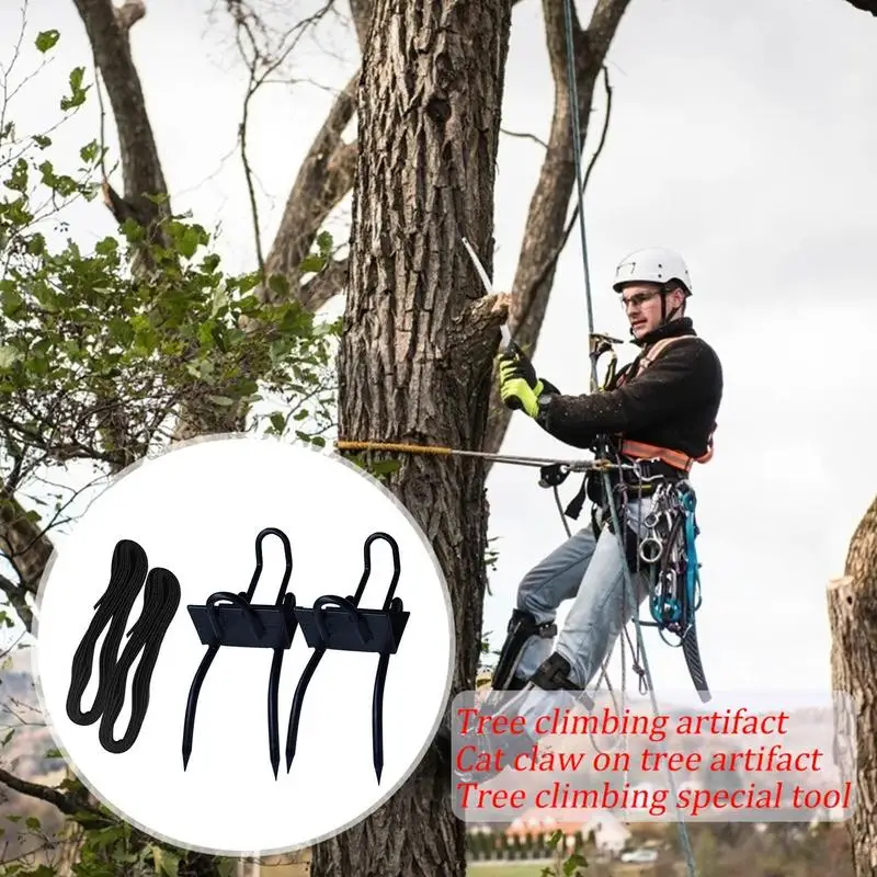 Tree Climbing Spurs Fast Climbing Tree Spikes Cats Claw Multi Tool Non-Slip Climbing Gear Spurs Climbing Trees Tool For Picking