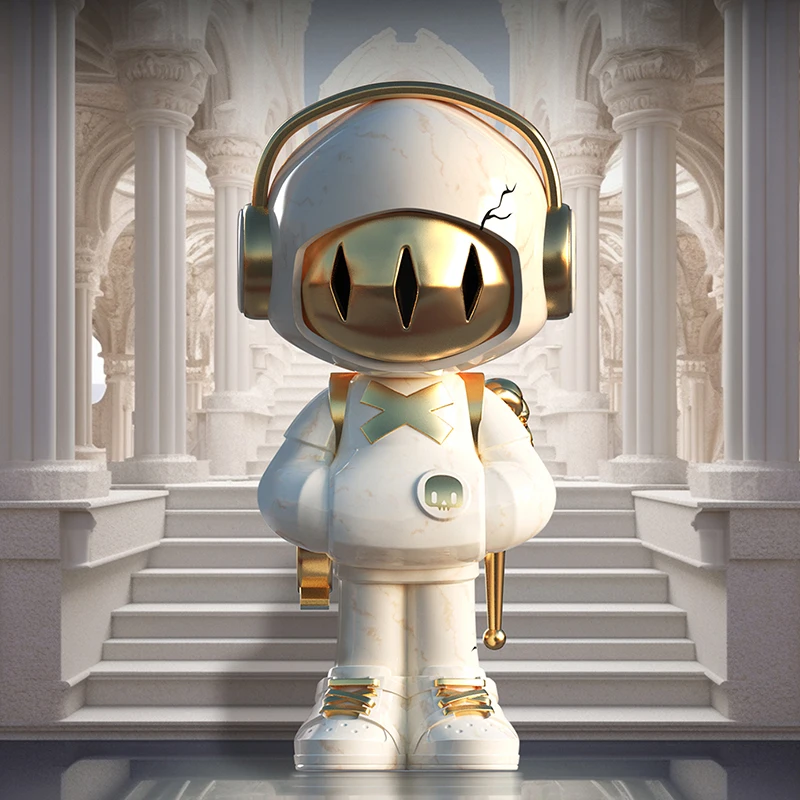 

Новый в наличии Мистер Костяная мини-маска для путешествий второго поколения, голова черепа, подарок для мальчика, слепая коробка ручной работы, игрушка, детский подарок-сюрприз