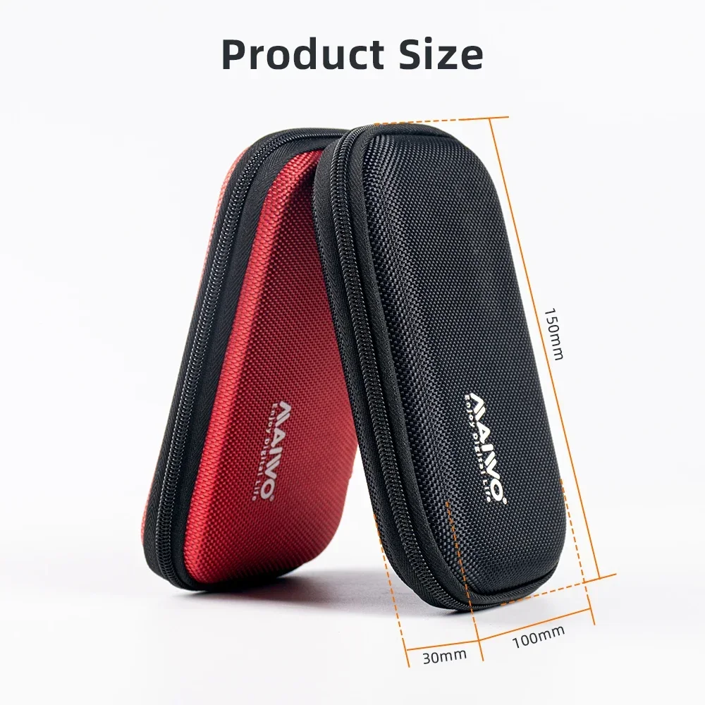 Maiwo 2.5 Inch Hdd Box Tas Tas Draagbare Harde Schijf Tas Voor Externe Draagbare Hdd Hdd Box Case Opbergbescherming Zwart/Rood/Blauw