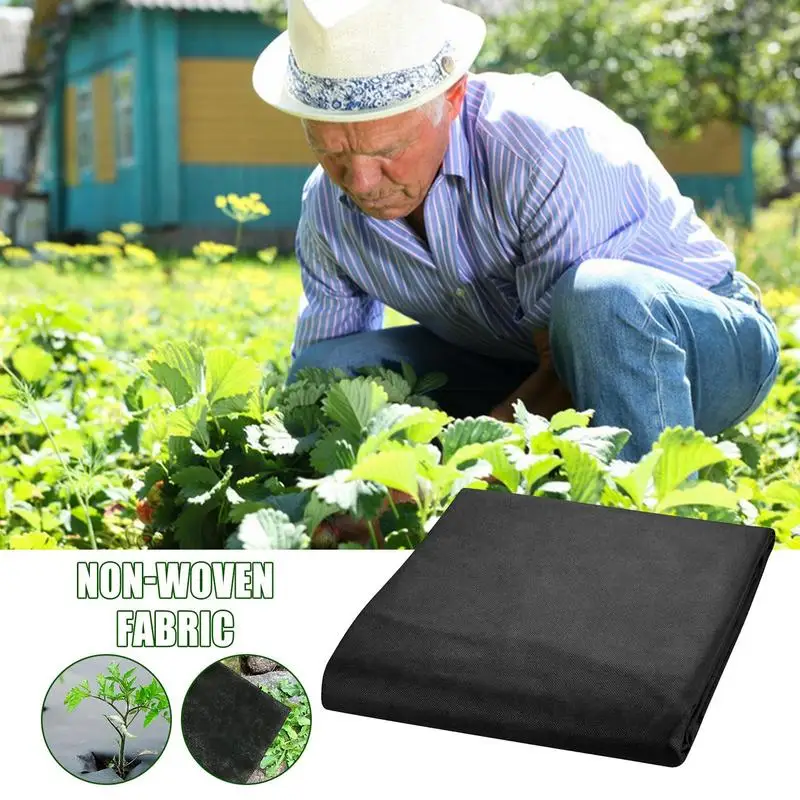 Gardening Ground Cover Garden Non-Woven Cloth Easy Application Mulch Barrier For Gardening Lawn