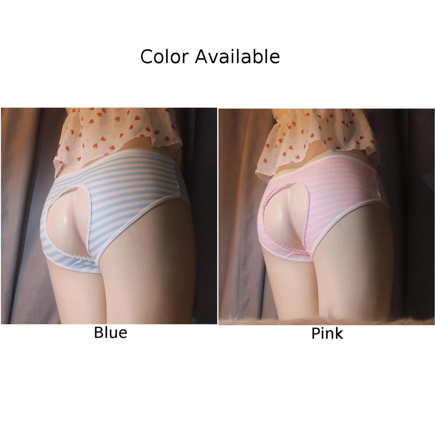 Mens Hiding Panties Crotchless Jockstrap Shaping Briefs Exposed Butt Crossdresser Underwear Transgender Sissy Gay Erotic Lingeri