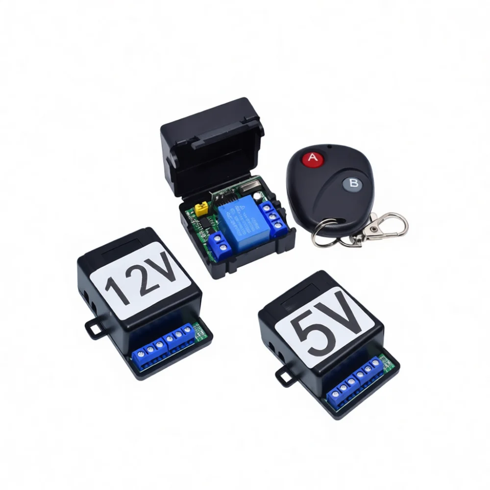 Wireless Remote Control Switch Receiver 433MHz Relay Module For Nuojing Electric Lock Gate Access System DC 5V 12V