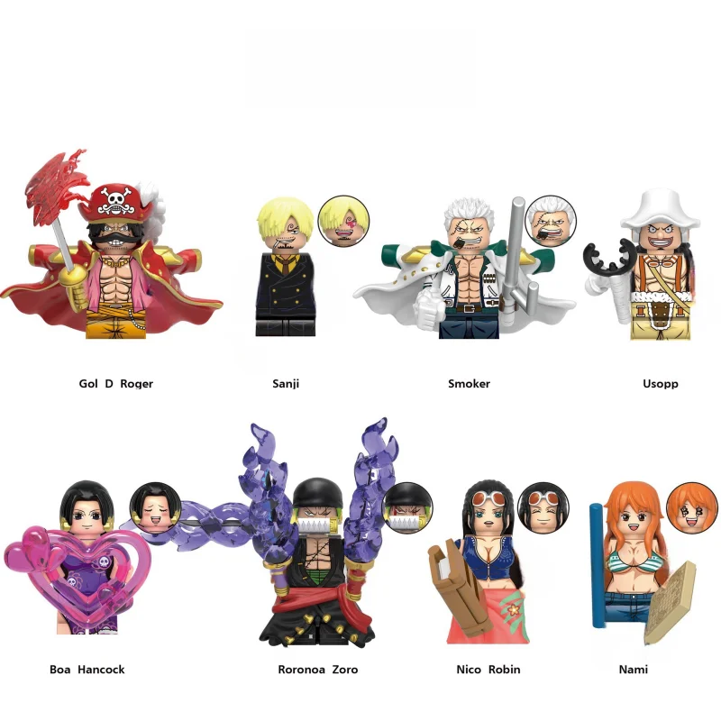 Hot Sale Blocks Japanese Anime Figs Cartoon TV Bricks Dolls Mini Action Toy Figura Building Blocks Kids Model Gift