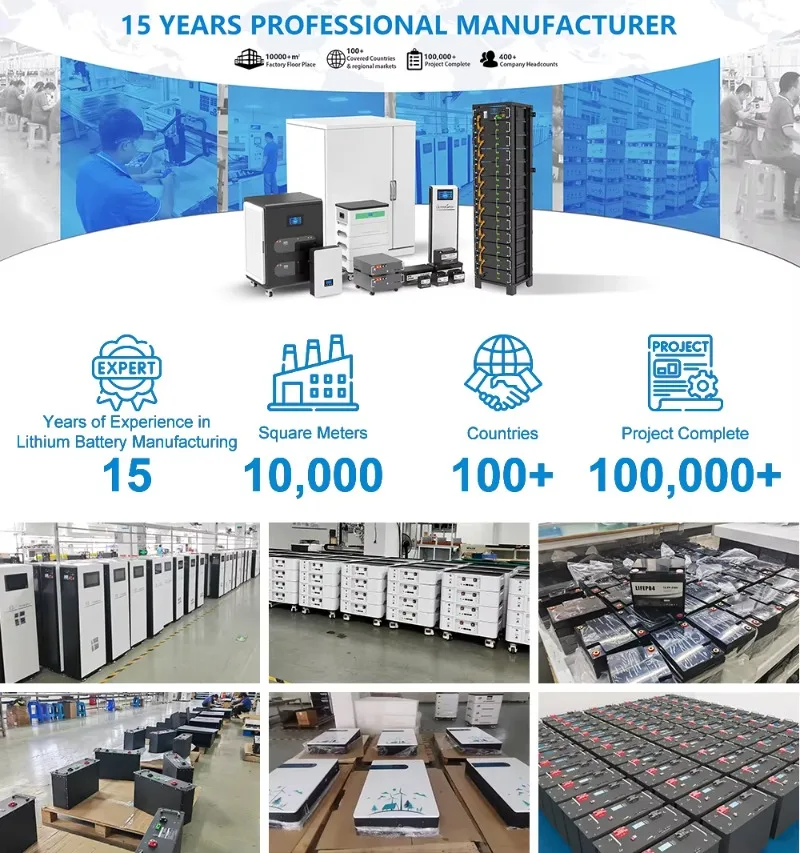 الكل في واحد 10 Kva 20 Kva 48 V 10 kWh 100 Ah 200Ah 300Ah 400Ah Lifepo4 خلية بطارية ليثيوم أيون مع عاكس هجين