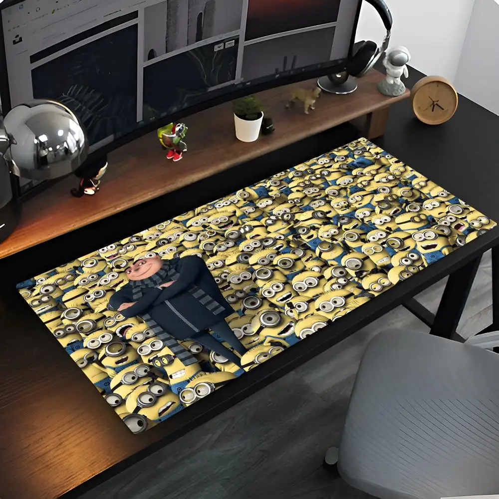 Funny M-Minions Cartoon Mouse Pad Rubber Mat Laptop Xxl Mousepad Notebook Gamer Computer Table Gaming Accessories
