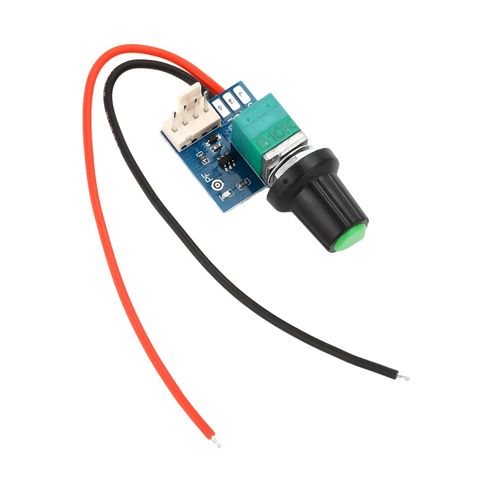 DC5-12V Manual Four-Wire PWM Fan Speed Controller With Knob Switch PC Case Fan CPU Cooler Motor Governor Module