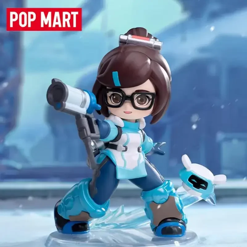 POP MART Overwatch Play of The Game Series Blind Box Kawaii Guess Bag Toys Desktop Decoration Surprise Action Figure Ornament