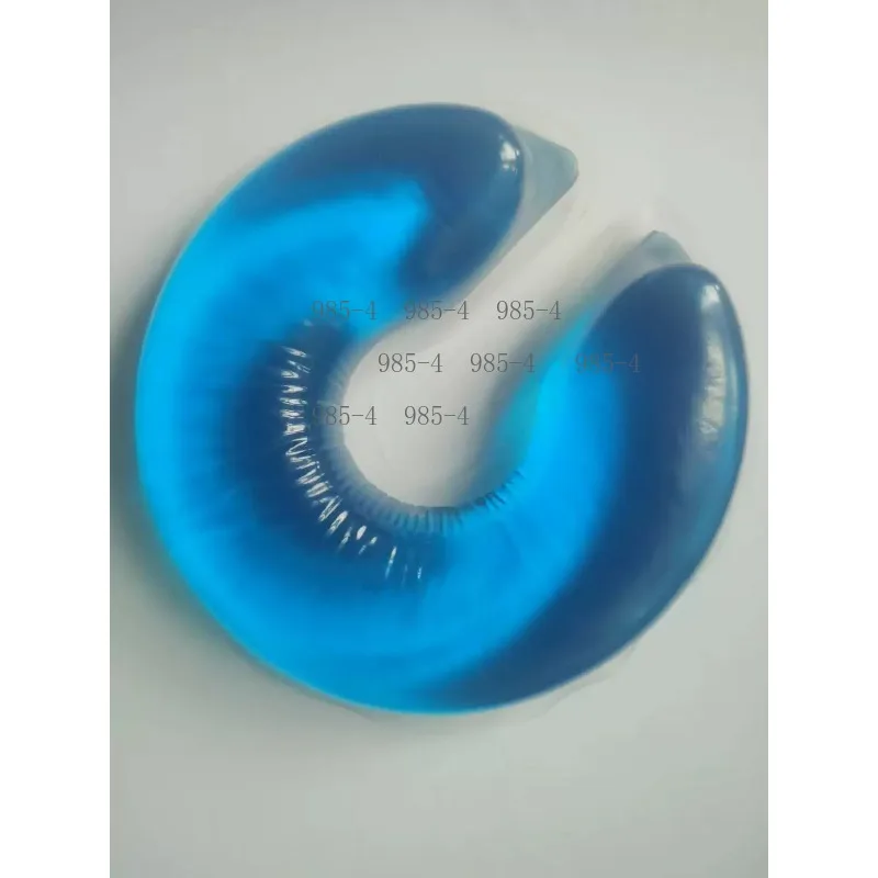 Pressure Reducing Gel Head Rest C-Shape Design Breathable Groove Cushion For Lying Position Body Support Use