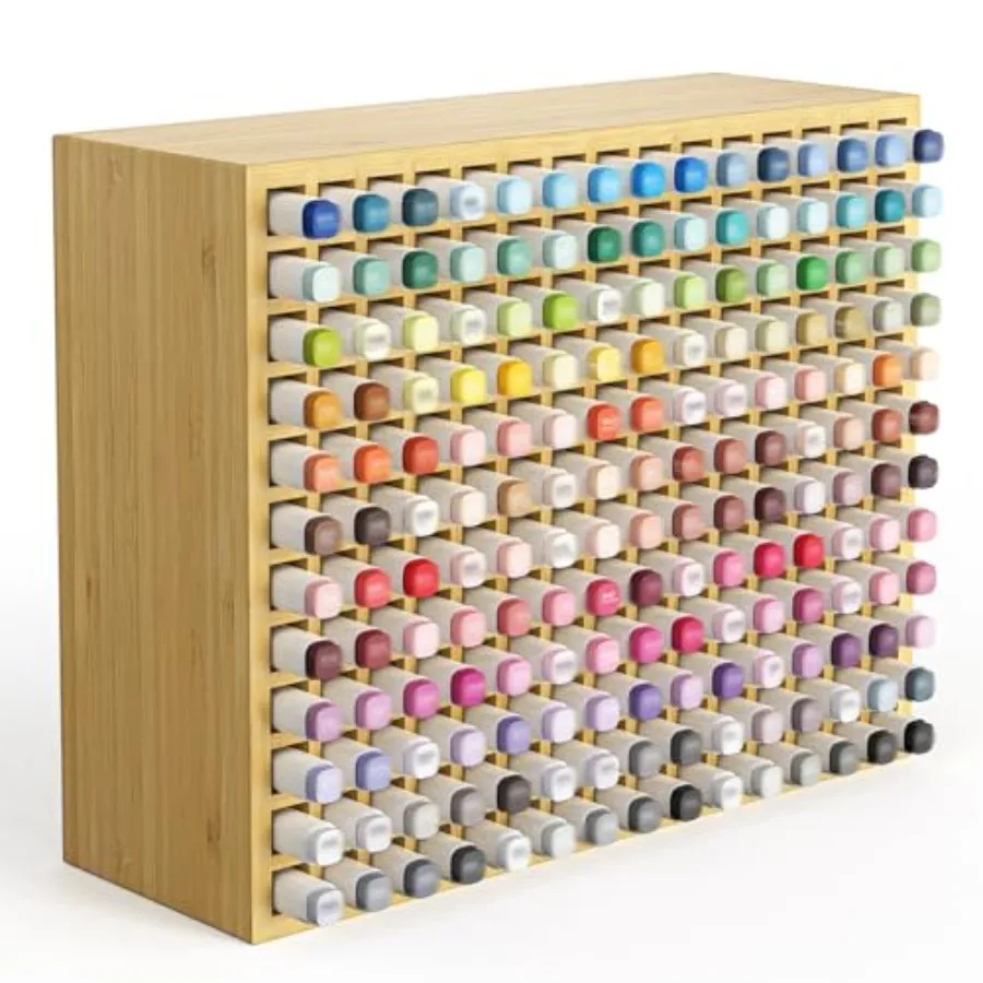 

Органайзер для маркеров на 180 ячеек, для офисного стола, для цветных карандашей, кистей, ручек, полностью собранный, прочный, износостойкий