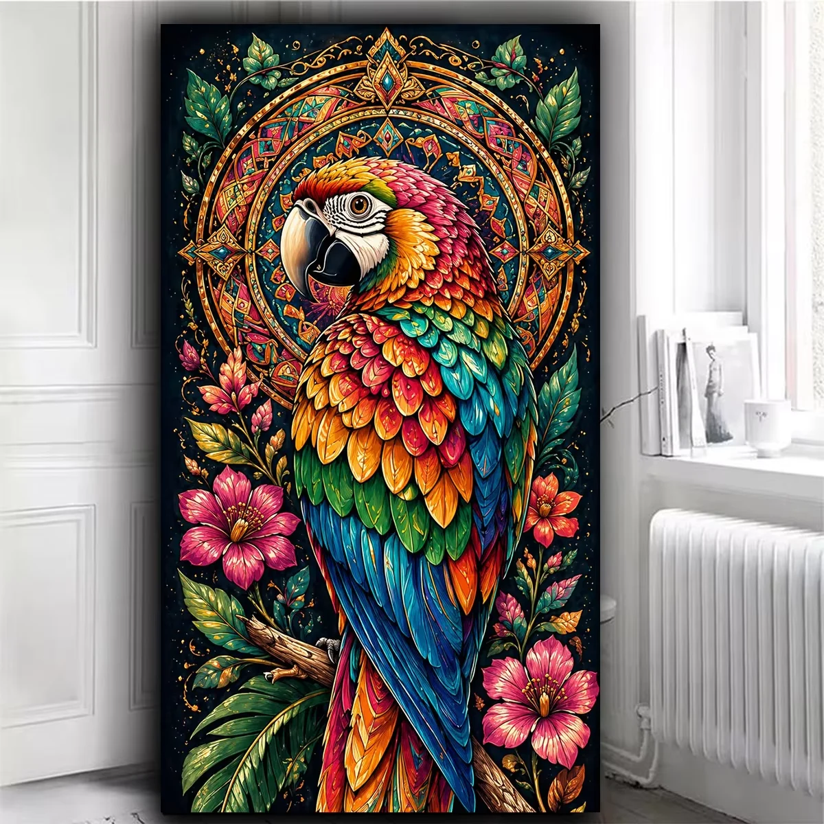 DIY Diamond Embroidery Set Exquisite Blue Peony Flower Full Square Round Diamond Diamond Embroidery Mosaic Handmade Home Decor