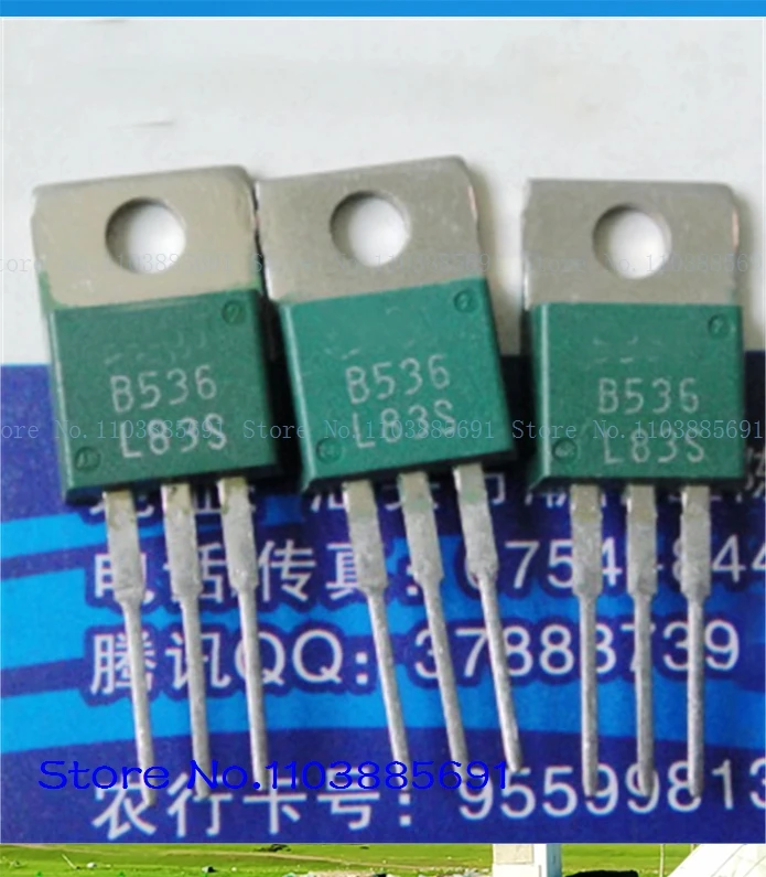 2 unids/lote = un par 2SB536 2SD381 TO-220