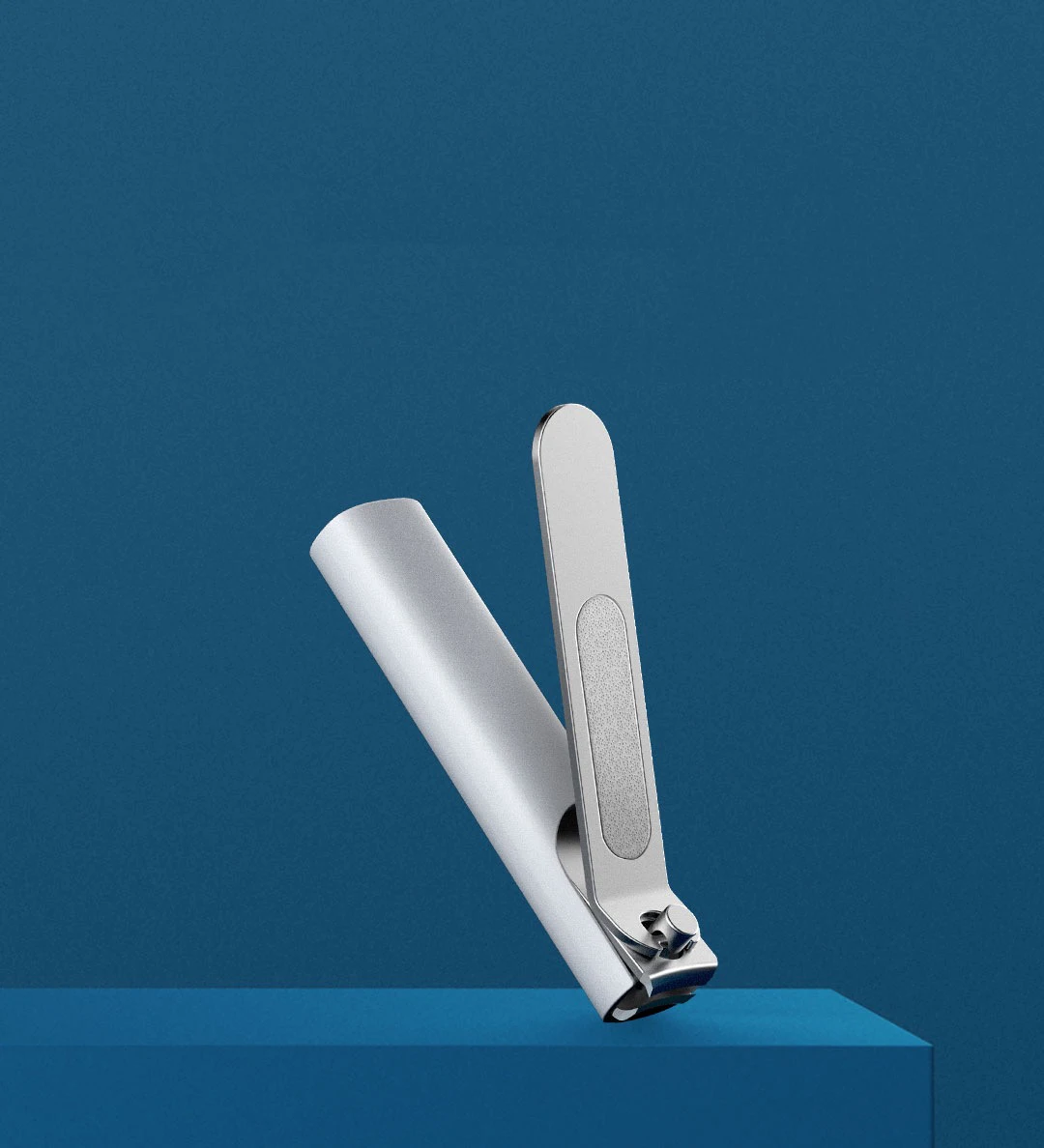 XIAOMI Mijia Tagliaunghie Set da cinque pezzi Bianco Acciaio inossidabile di alta qualità Assorbimento magnetico Semplice set da cinque pezzi portatile