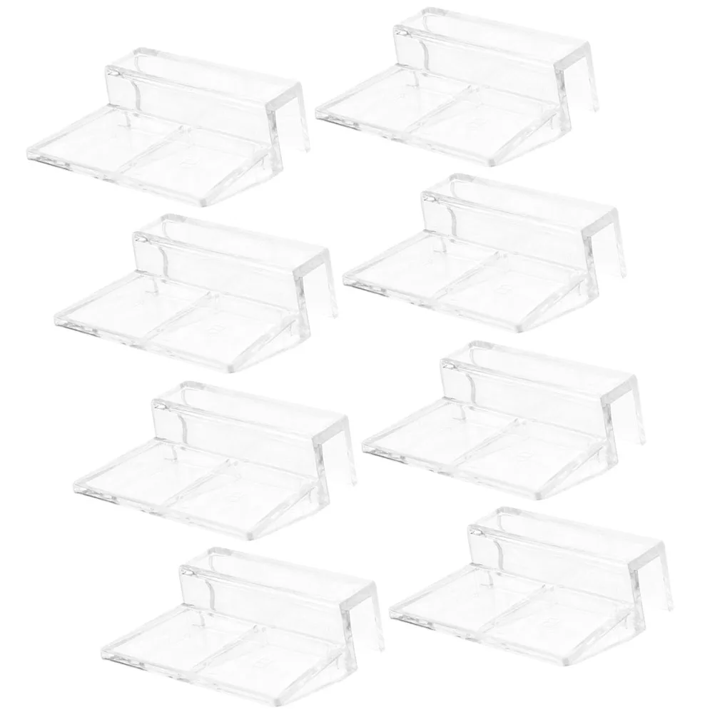 

8Pcs Fish Tank Lid Holder Acrylic Aquarium Covering Bracket 10Mm Glass Support Clips for Rimless Tank Cleaning Accessory