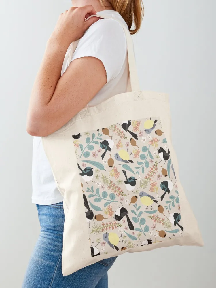 

Willy wagtail and friends Tote Bag supermarket folding bag tote bag canvas Big