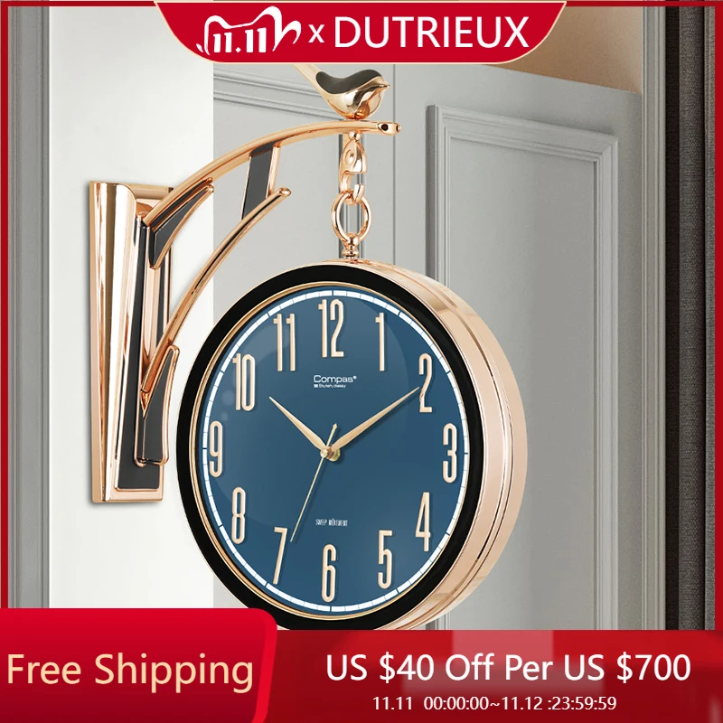 

Nordic Restaurant Wall Clocks Simple Design Silent Creative Aesthetic Interior Clock Wall Luxury Reloj De Pared Room Decorations