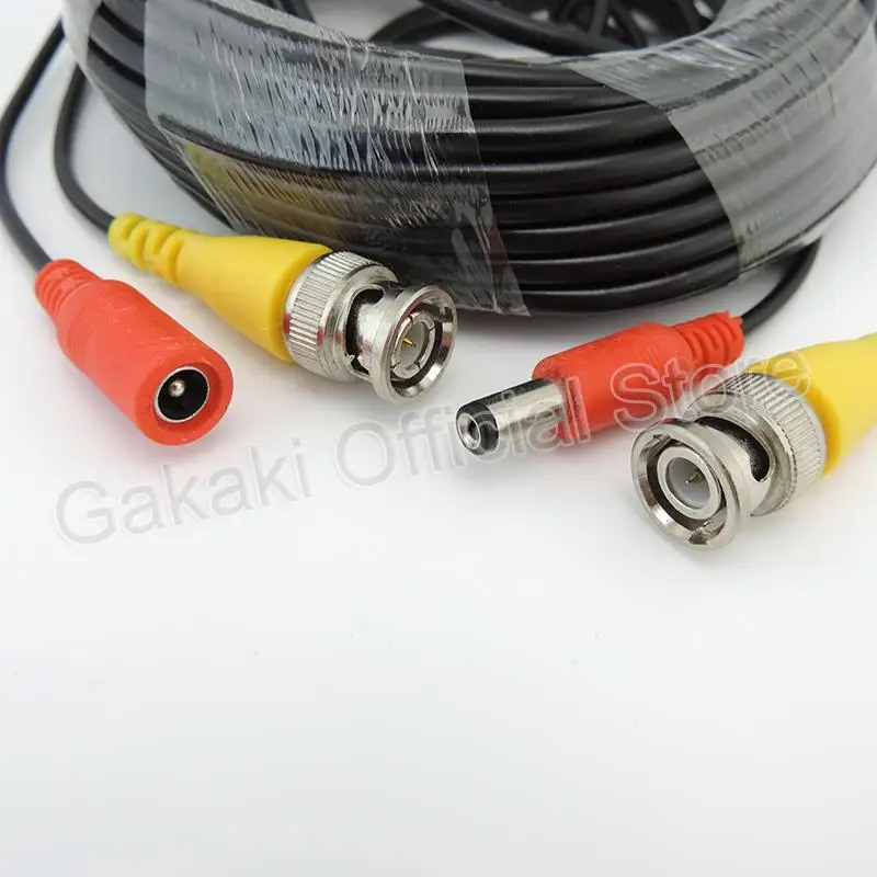 10 متر/20 متر/30 متر BNC فيديو كابل الطاقة الناتج تيار مستمر التوصيل سلك ل كاميرا تلفزيونات الدوائر المغلقة مراقبة نظام DVR الملحقات #6