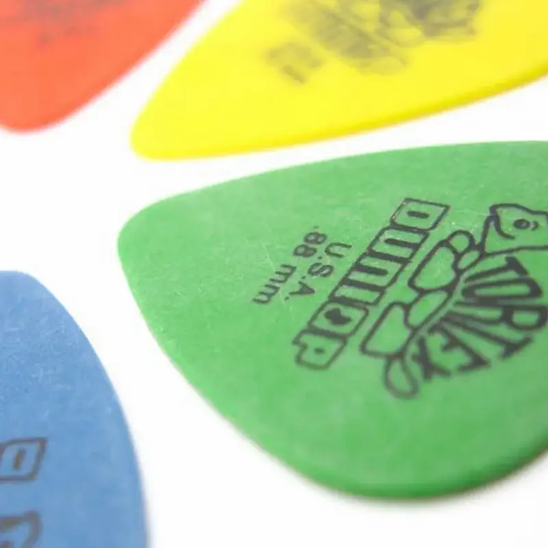 10pcs Dunlop Guitar Picks Electric Guitar Parts Picks Accessories 6 Kinds Thickness Picks