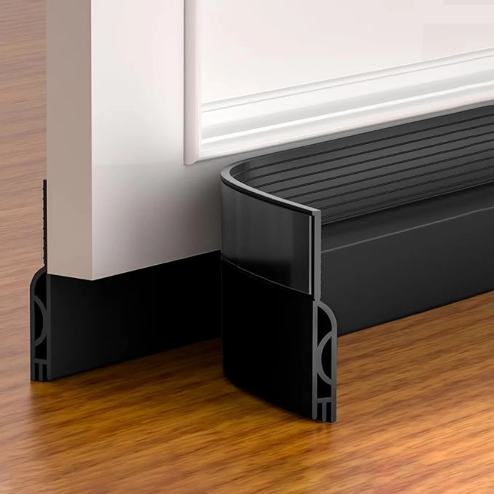 

1m Door Draft Stopper Sweep Under Door Gap Filler Seal Strip Soundproof Insulation Weather Stripping for Heating and Cooling
