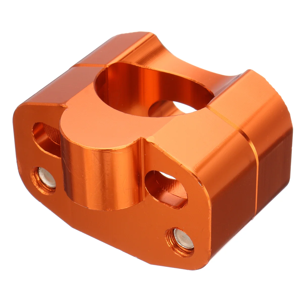 

One Pair 7/8 inch To 1 1/8 inch Handle Bar Mounts Clamps Adapters for Dirt Bike ATV (Orange) bar clamp