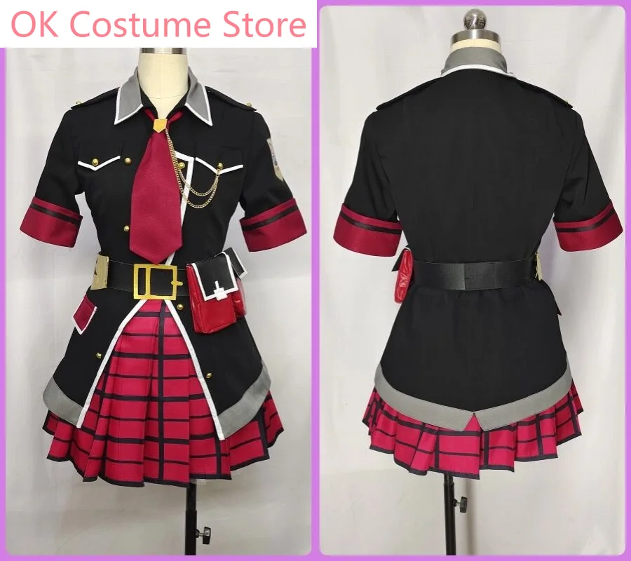 Blue Archive Akashi Junko Game Suit Lovely Uniform Cosplay Costume Halloween Carnival Party Role Play Outfit Any Size