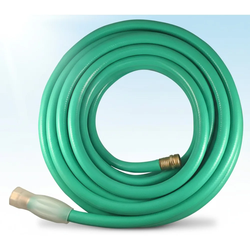 

5/8 x 60ft Heavy Duty Garden Hose with Crush-Proof Couplings - Weather-Resistant & Easy Grip for Homeowners