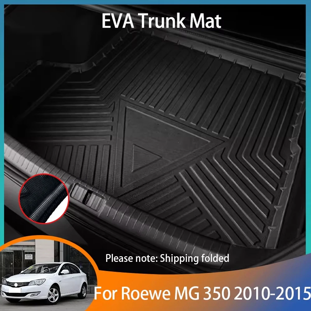 For Roewe MG 350 Accessories 2010~2015 Vehicle supplies Floor Tray Liner Cargo Boot Carpe Waterproof Protect Trunk Anti-dirty