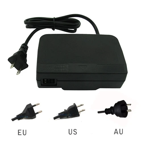 Para Nintendo N64 UE/EE. UU./AU consola de juegos enchufe UE adaptador de CA convertidor de fuente de alimentación cargador de pared cargador de viaje uso doméstico y de viaje