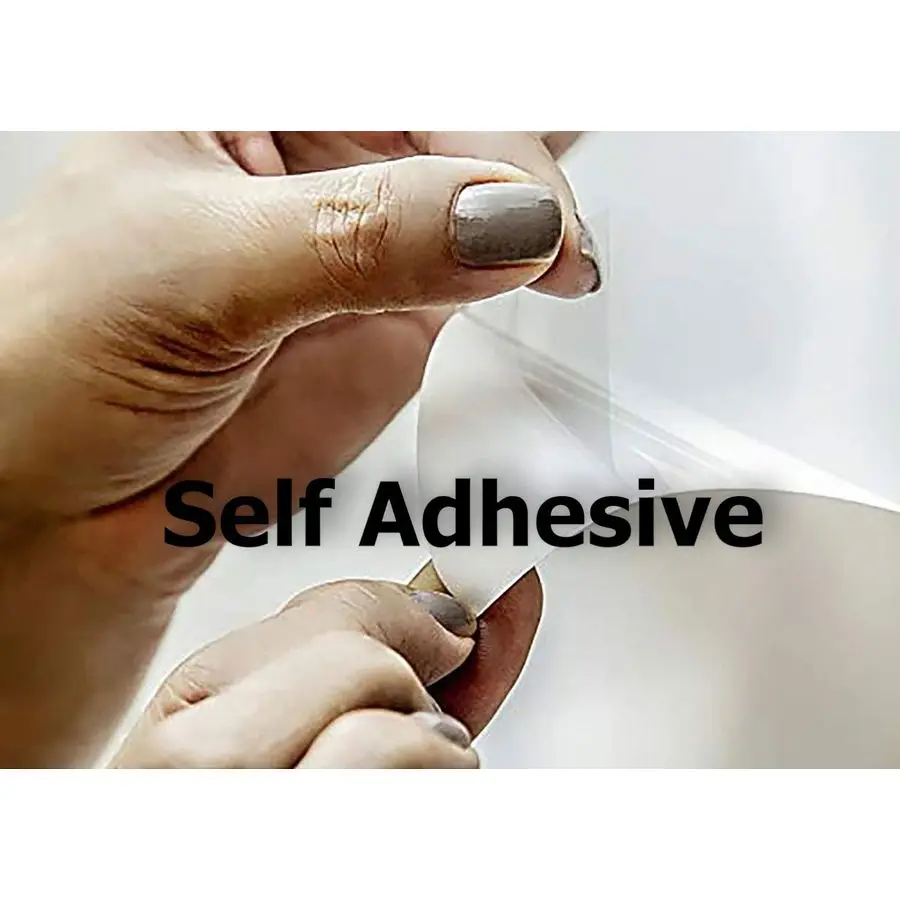 × 24 بوصة × 100 قدم ماتي صور قشر ملصق لفة ورق لاصق قابل للطباعة الفينيل مقاوم للماء 2 بوصة الأساسية ، علامات الطباعة النافثة للحبر وS