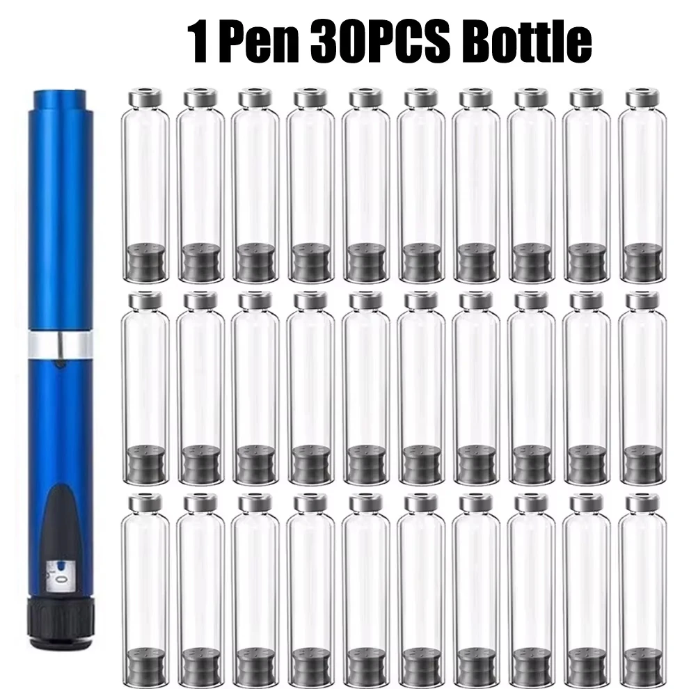 Magic Pen Insuline Cartridges 3 ml Lege Cassette Fles Medische Esthetiek Tattoo Pen Drie-lijn Lifting Verbruiksartikelen Kit