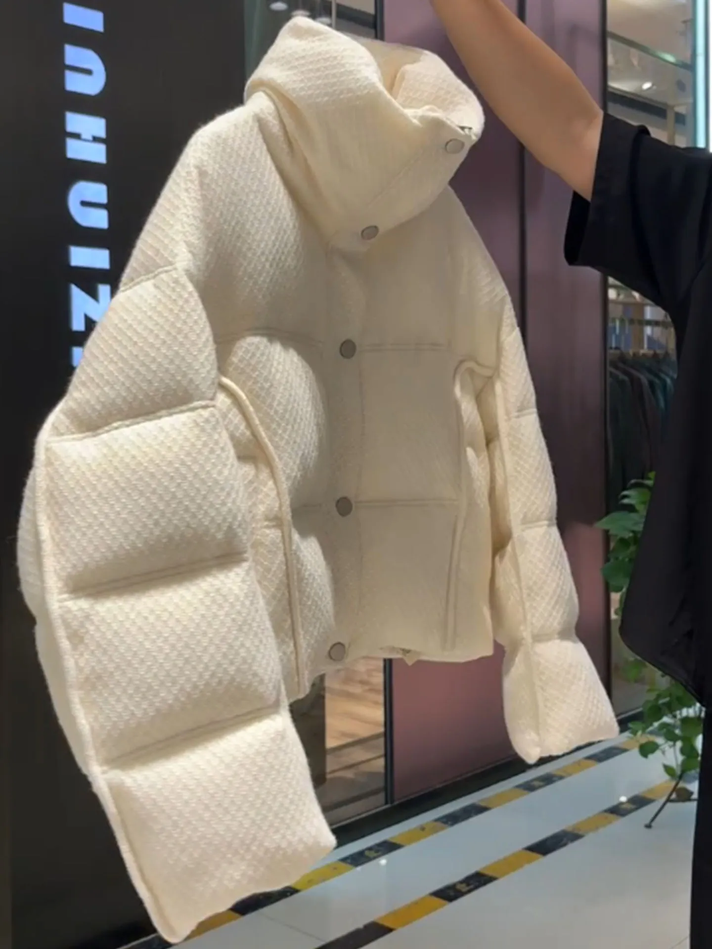 Coreano Sle ort Puffer Jaet Calore Cappotto da donna Pane Colletto alla coreana Du piumino Capispalla Inverno 2025 Faion Slim Fit