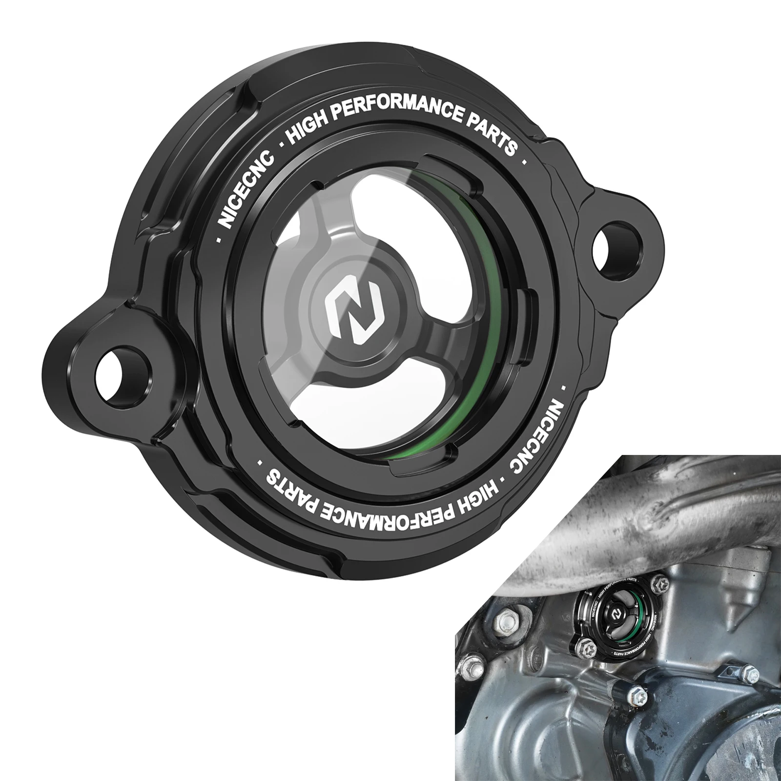 Voor 2014-2023 KTM 1290 Super Duke R/GT Transparante Oliefilter Cover voor KTM 1290 Super Adventure R S T 1290 SAR SAS 2013-2024