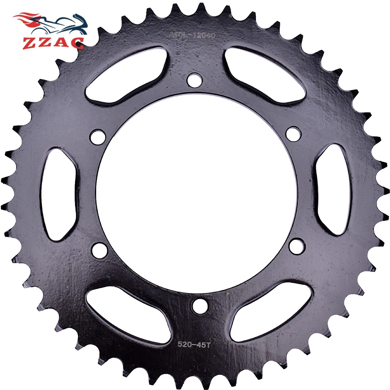 520 45T Motorcycle Rear Sprocket Staring Wheel For YAMAHA XJR400 1993-2008 XJR400 R/R2/S Japan 1993-2007 TDR250 FZ400 R 46X