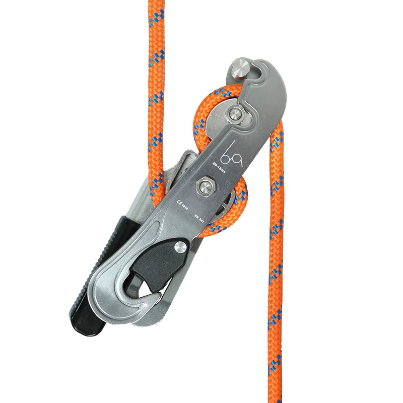 

Outdoor manual climbing control, high-altitude rescue, descent device, fall protection, self-locking descent tool