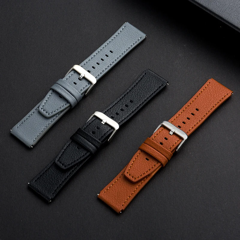 22mm Leather Bracelet Band Loop For Huawei Watch 3 Pro GT 3 4 46mm GT 2e 2 46mm 2 Pro Wrist Strap Correa For Honor Magic 2 46mm