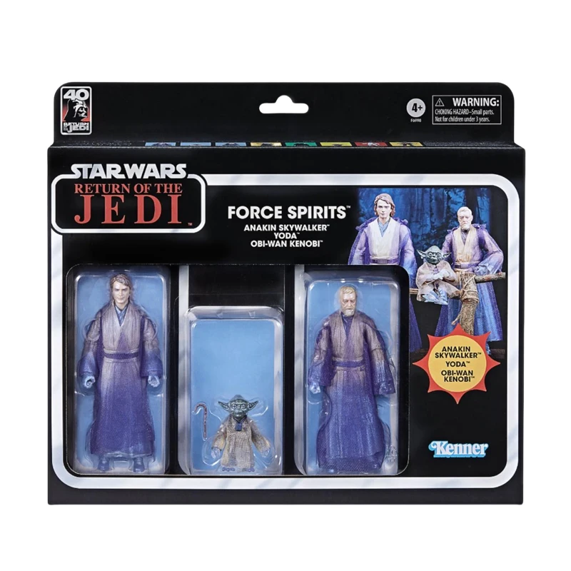 Star Wars Figure Force Spirits Anakin Skywalker Yoda Obi-Wan Kenobi Movable Joint Action Figure Set Toys Decor Halloween Gift