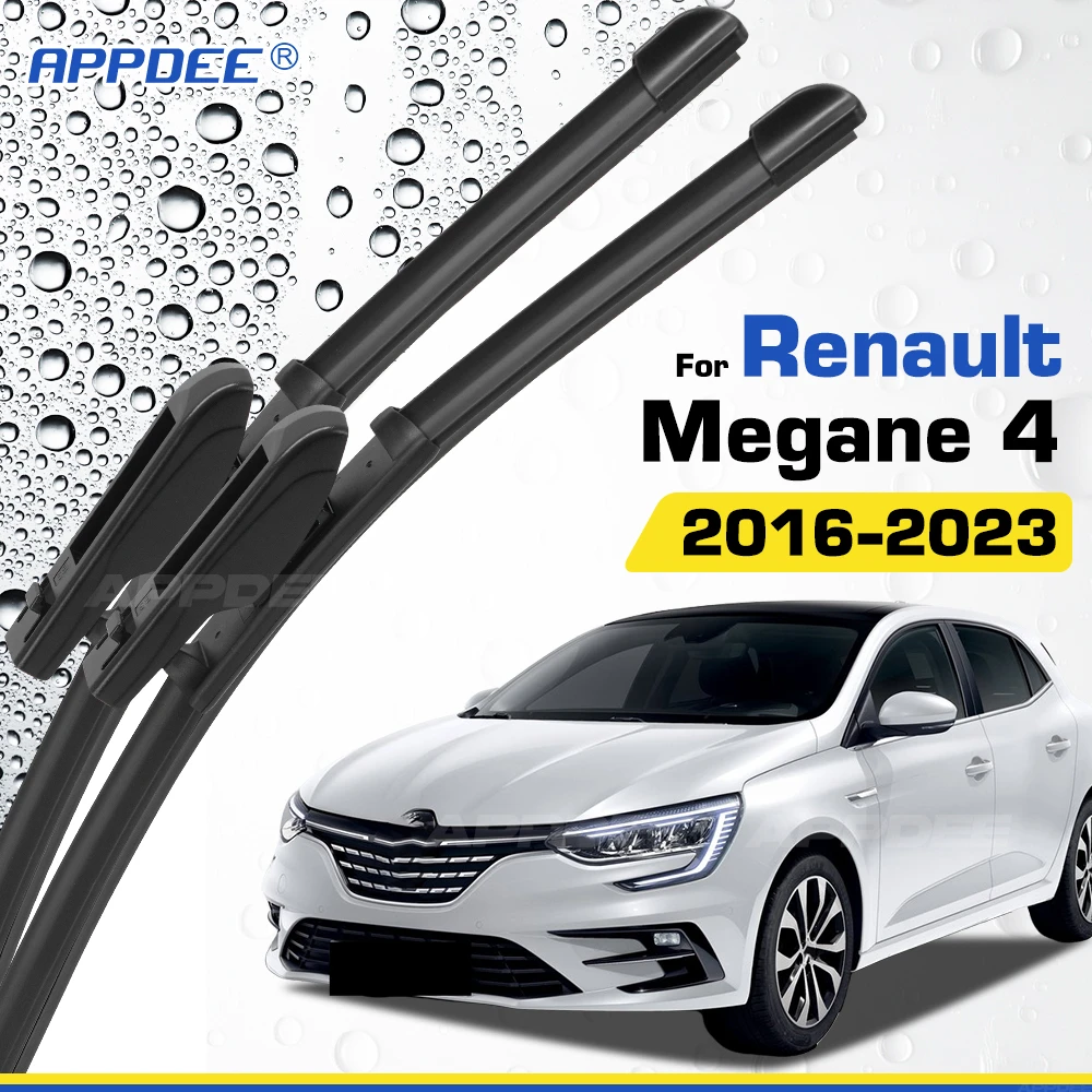 

Комплект силиконовых и резиновых щеток переднего стеклоочистителя для Renault Megane 4 MK2 2016-2023 Щетка для лобового стекла 24 "+ 18"