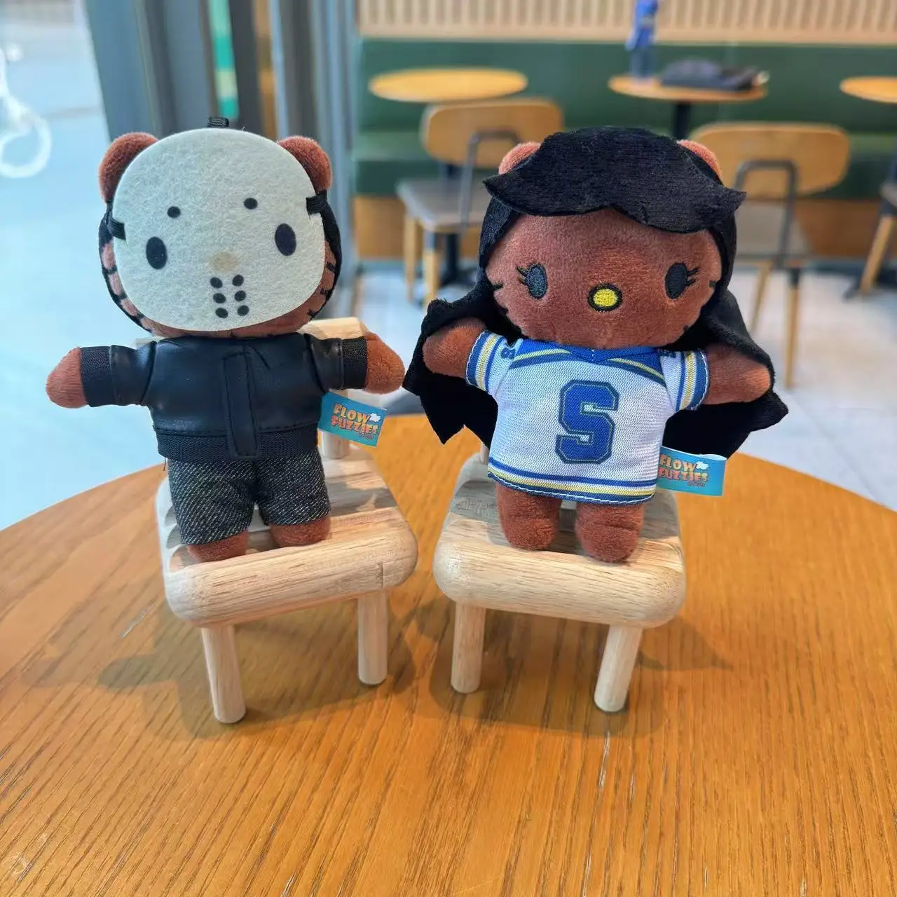 Rapper Hello Kitty bambola di peluche ragazza borsa carina ciondolo animazione cartone animato portachiavi di peluche bambola regalo di festa peluche