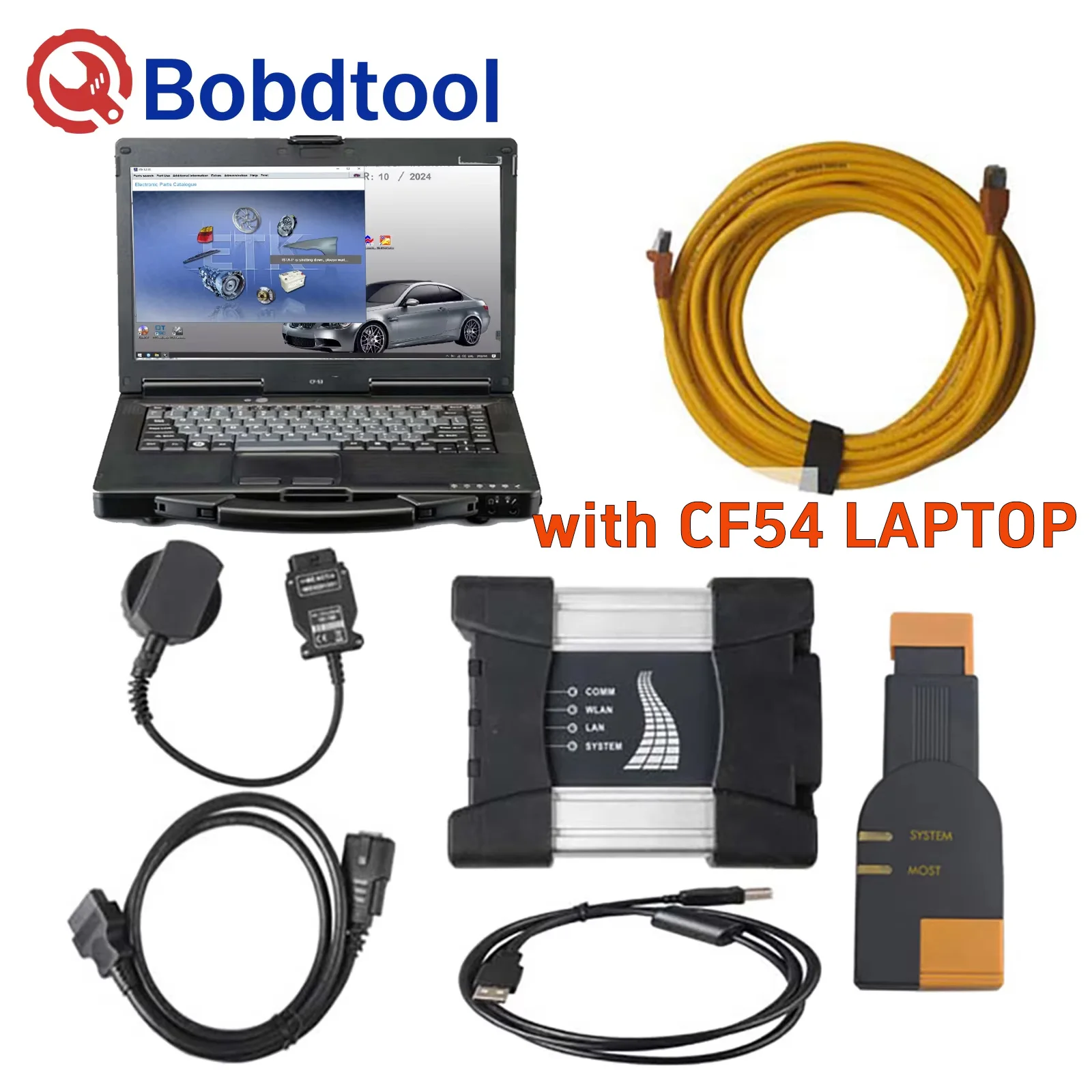 ICOM NEXT Diagnostic Tool 2025 Newest with WIFI & HDD, High Quality laptop for Programming, Multi-language Software