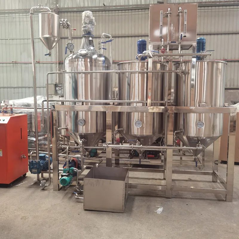 Sanying Factory Direct Supply Edible Oil Refinery Plant Commercial Oil Refinery Machine