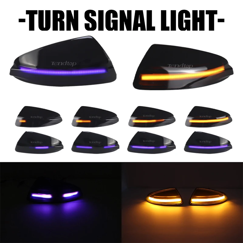 Dynamic Amber Turn Signal Side Wing Side Mirror Light Indicator Lamp For Mercedes Benz C Class W204 S204 Viano Vito W639 W164