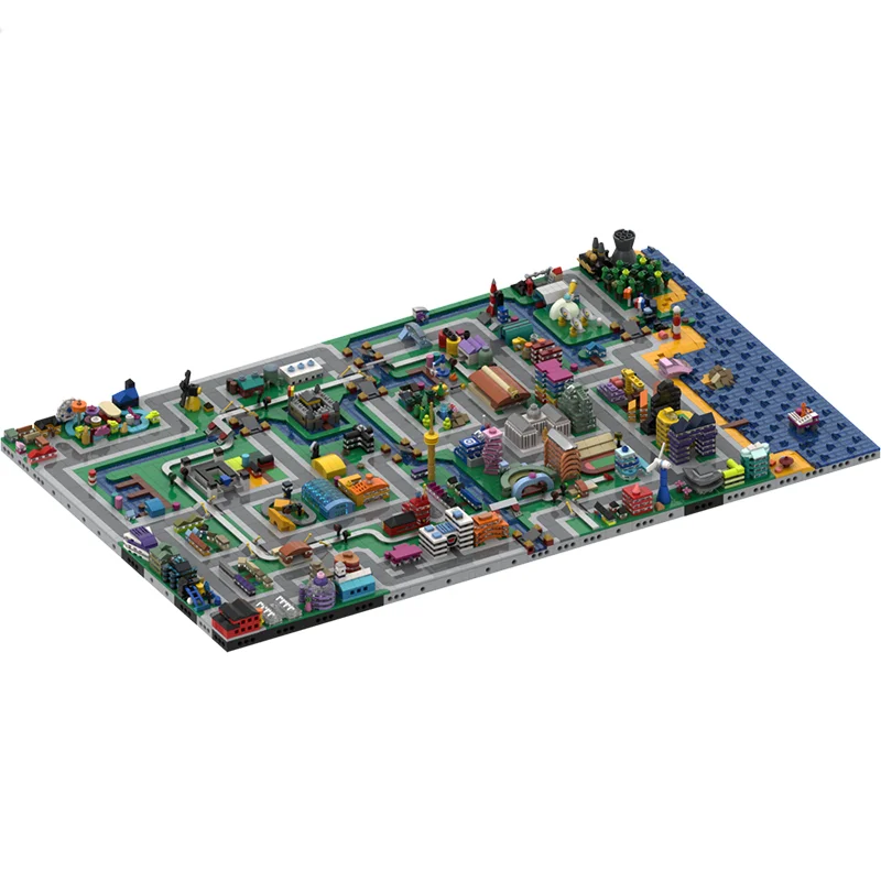 5546pcs MOC Click City Cityed Model Bouwstenen Constructie Monteren Creatief Speelgoed Idee Kerstcadeaus Onderwijs Kinderen