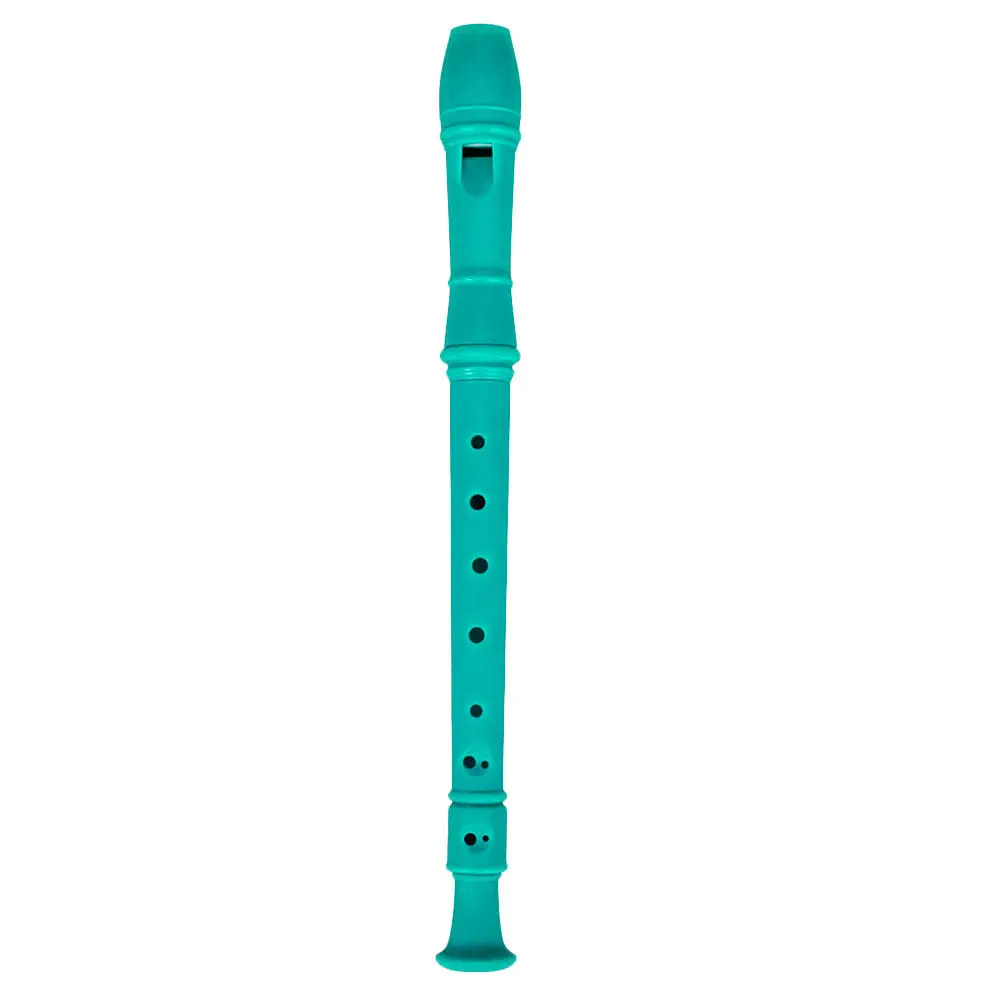 Professional Cyan Colored Clarinet Musical Instrument for Beginners Easy to Play Educational Recorder for Music Creativity